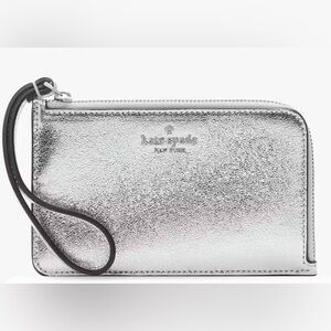 Kate Spade - Lucy Metallic Small L-zip Wristlet